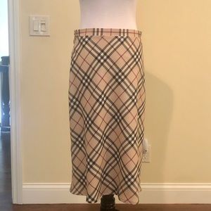 BNWT Burberry Nova Check Wool Skirt UK 14/US 12